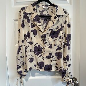 Unique Vintage Floral Blouse - EUC